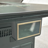Smokeless Hot Pot &amp; BBQ Dining Table — Stainless Steel image preview