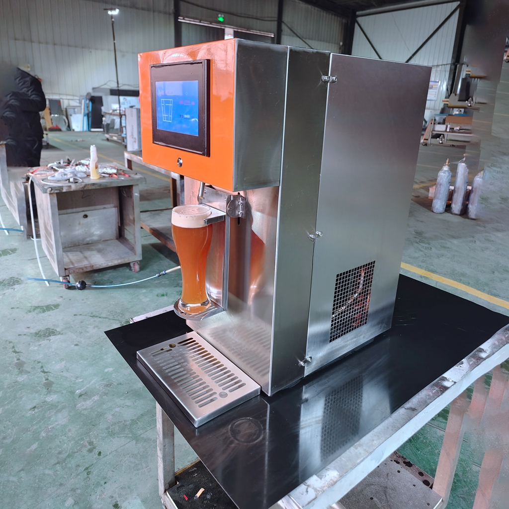 Automatic Self-Pour Draft Beer Dispenser — Water-Cooled, Single Tap