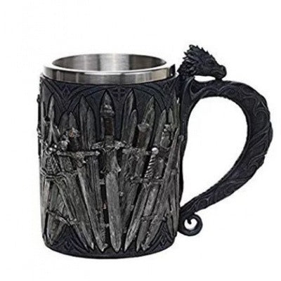 Stainless Steel Fantasy Goblets & Tankards