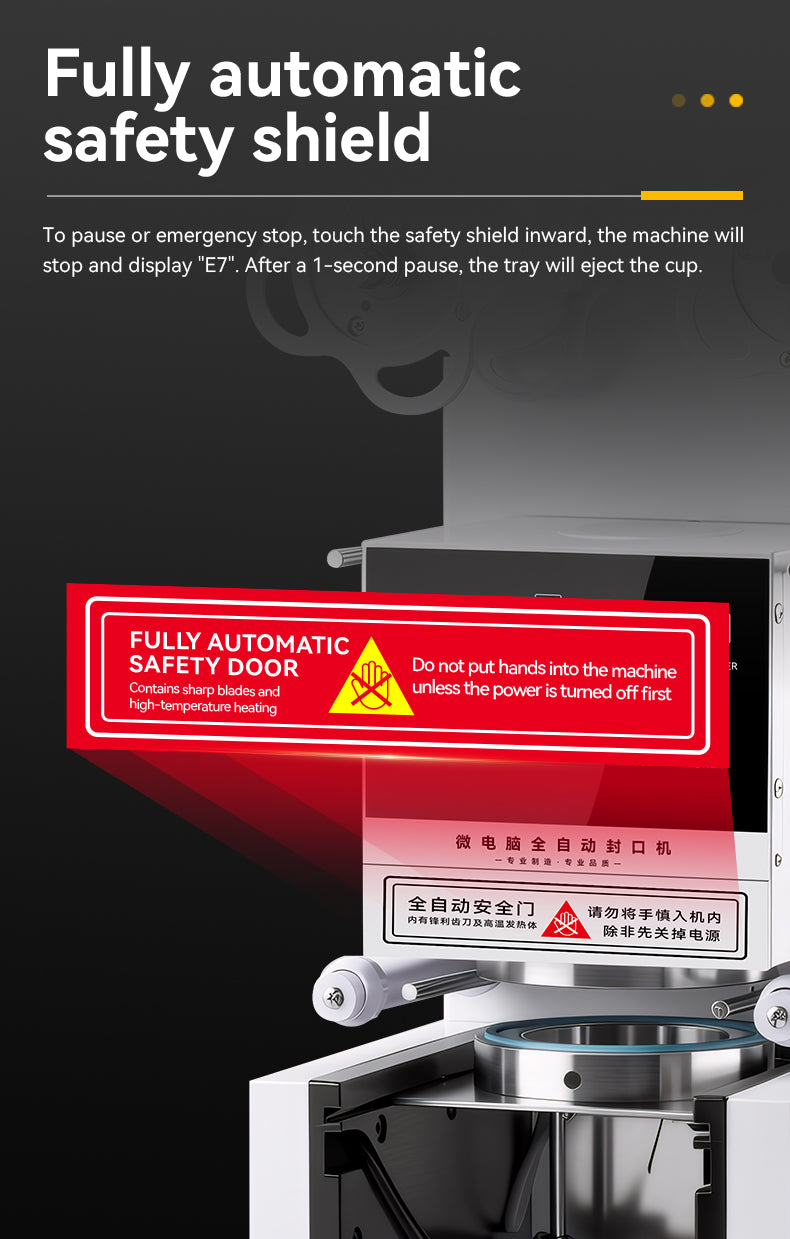 Commercial Cup Sealing Machine — Automatic for Plastic & Paper Cups