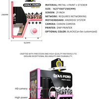 All-in-One Selfie Photo Booth Kiosk — Coin-Operated Instant Print image preview