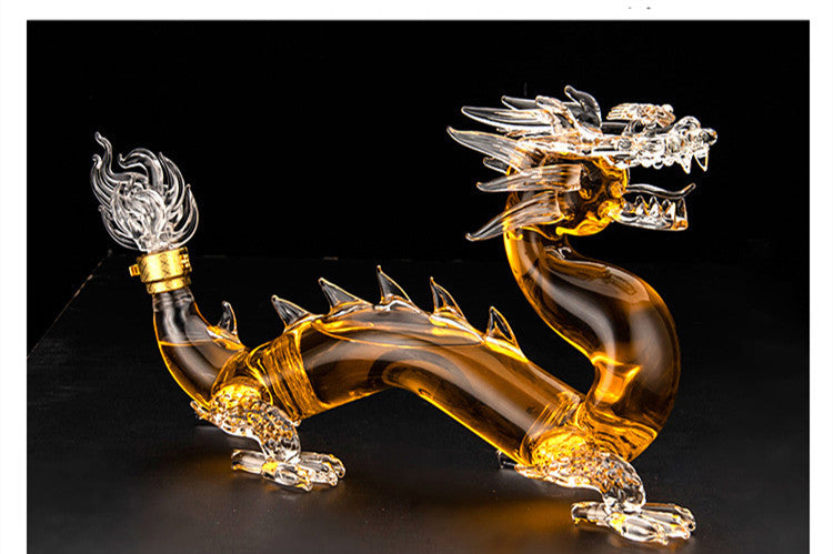 Handcrafted Dragon Whiskey Decanter