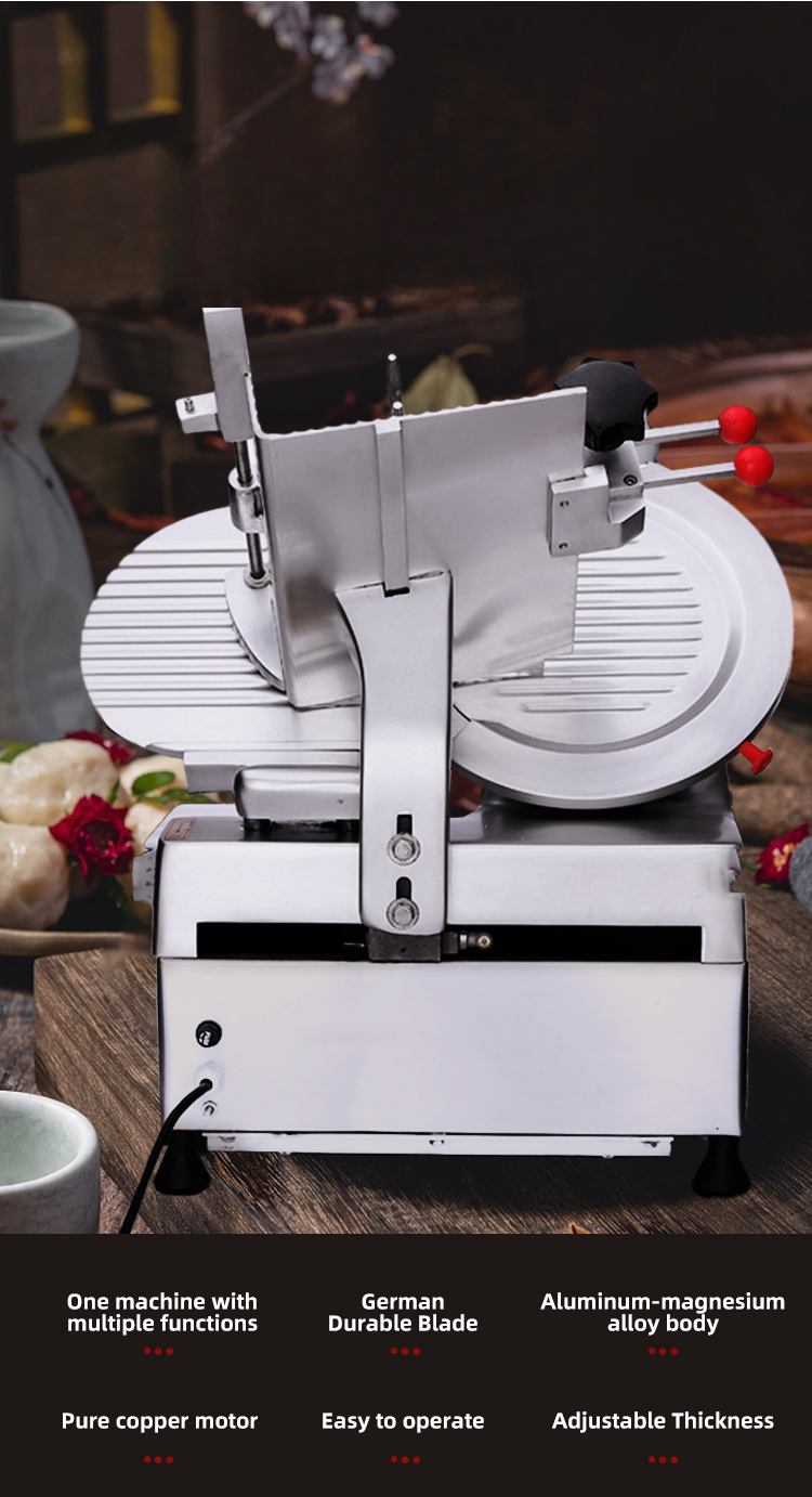 Commercial Automatic Frozen Meat Slicer — 300 mm Blade