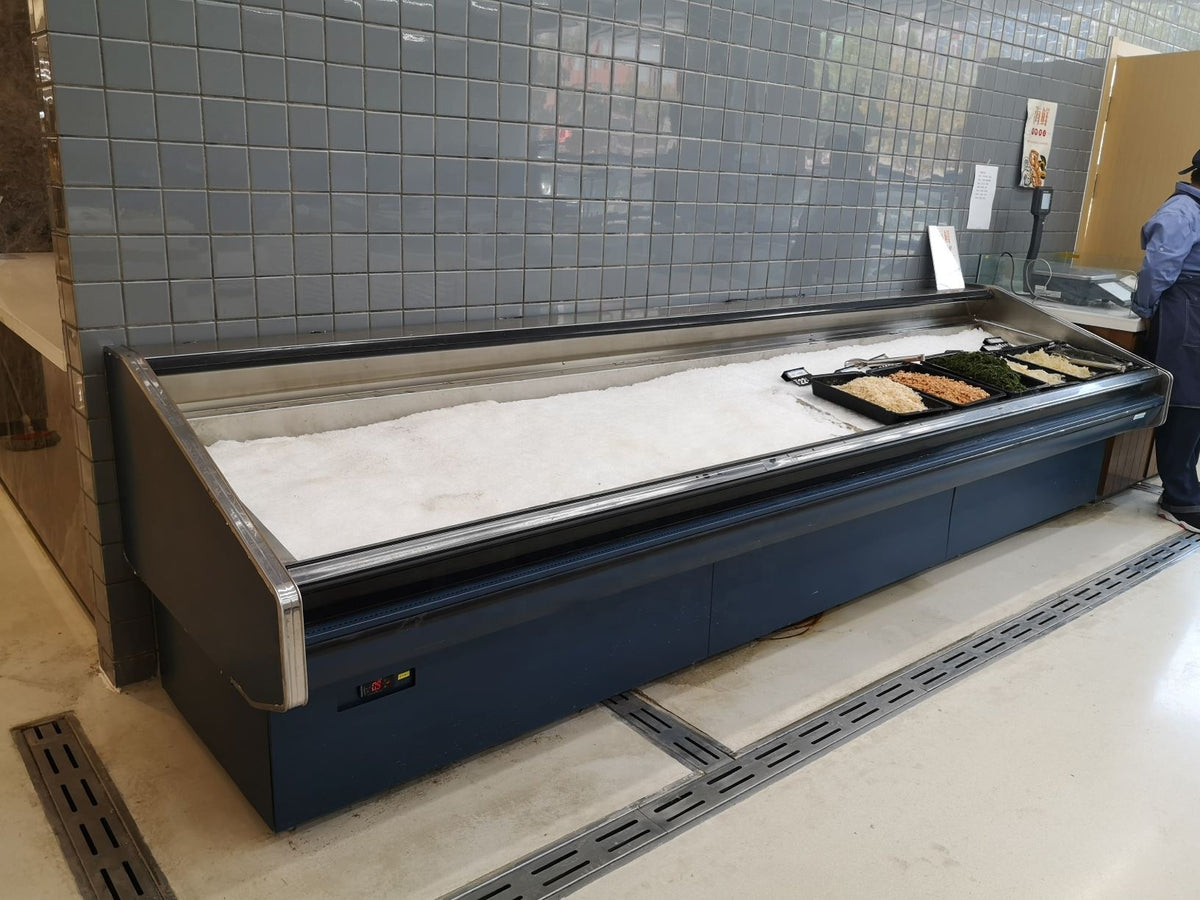Commercial Refrigerated Seafood Display Case — Ice Deck