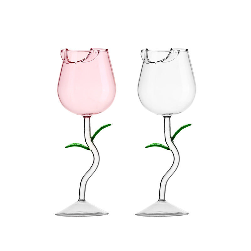 Floral Petal Glassware Collection