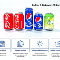 Can-Shaped Cylinder LED Video Display — Custom Digital Signage image preview
