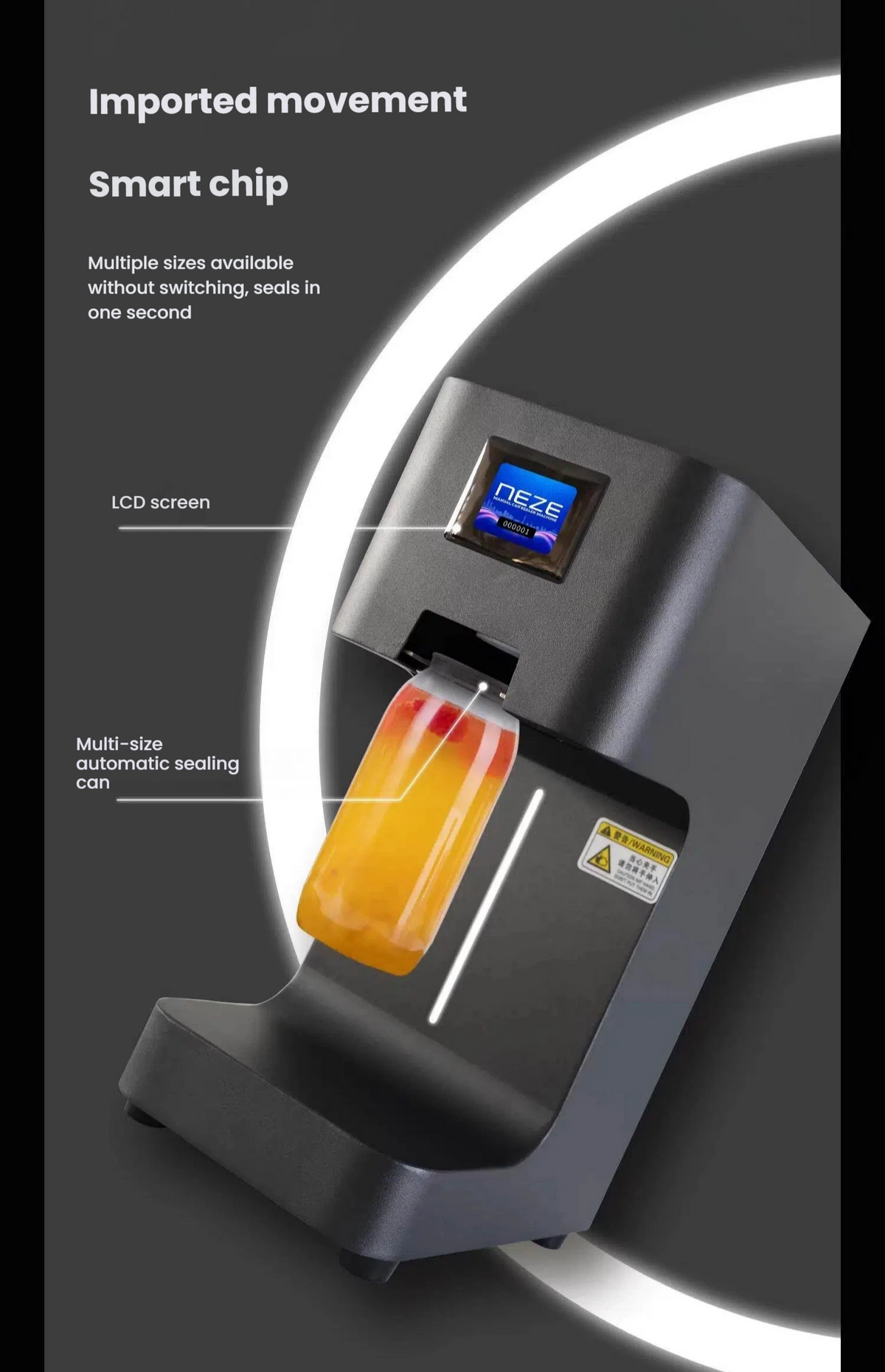 Automatic Can Sealing & Capping Machine