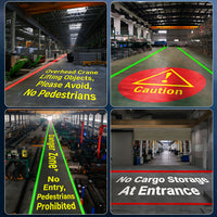 Adjustable Yellow Safety Laser Projector — Boundary Warning Marking image preview