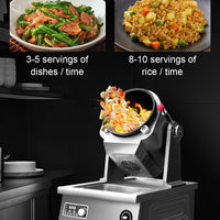 Commercial Automatic Stir-Fry Cooking Robot — Electric Wok Machine image preview