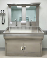 Commercial Double Sink — Heavy-Duty Stainless Steel