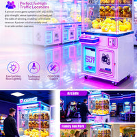Commercial Claw Machine Prize Vending Cabinet with Bill Acceptor image preview