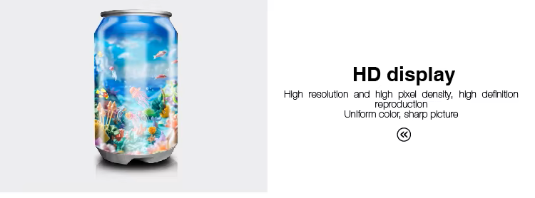 Cylindrical Can-Shaped LED Display — Custom Digital Signage Column