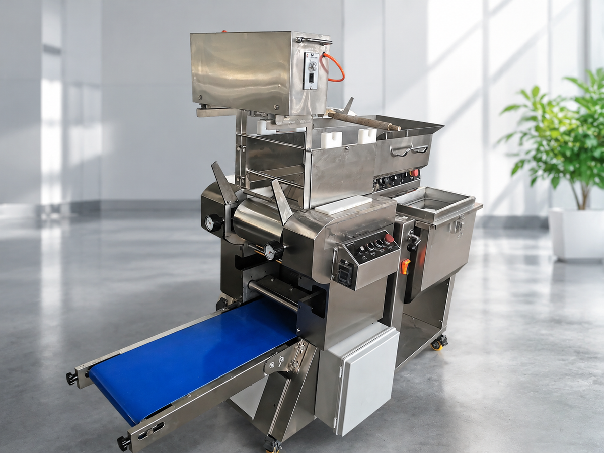 Commercial Automatic Fresh Noodle Machine — Mixer, Sheeter & Cutter