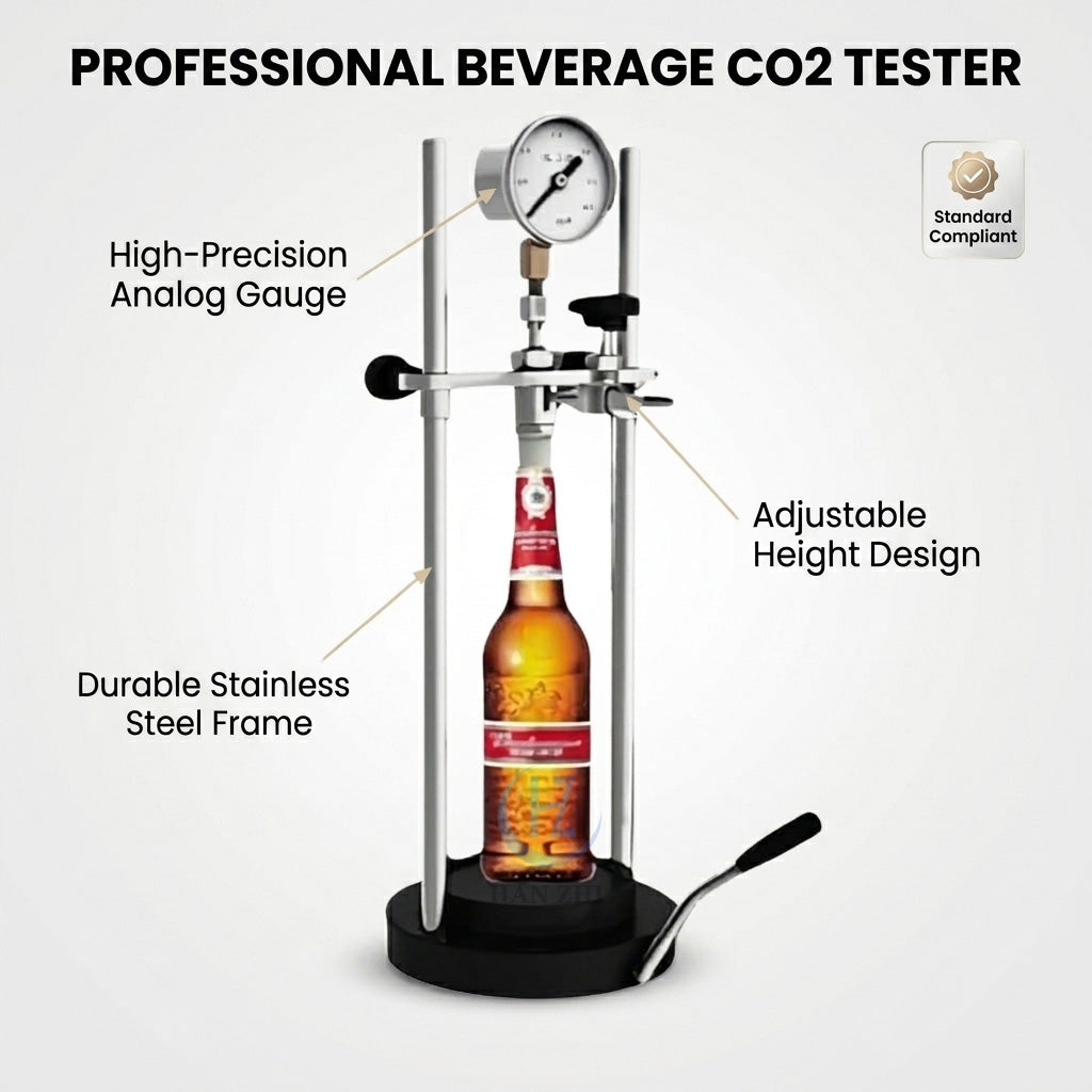Portable CO2 Volume Tester for Carbonated Drinks