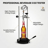 Portable CO2 Volume Tester for Carbonated Drinks