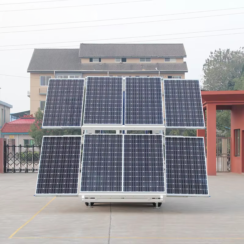 Mobile Solar Lighting Tower — Trailer-Mounted Off-Grid Power Station