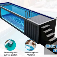 Prefab Above-Ground Fiberglass Swimming Pool — Container Series — превью изображения