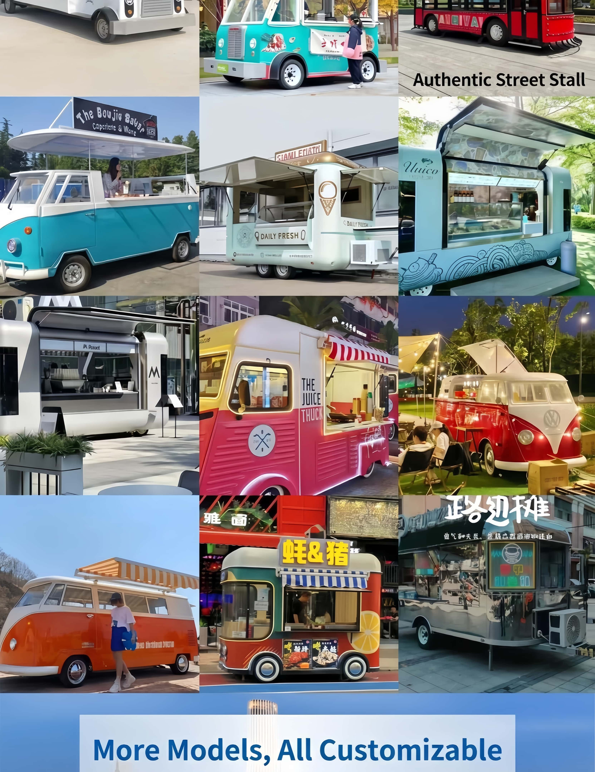 Commercial Mobile Food Trailer with Full Kitchen — BBQ & Bar