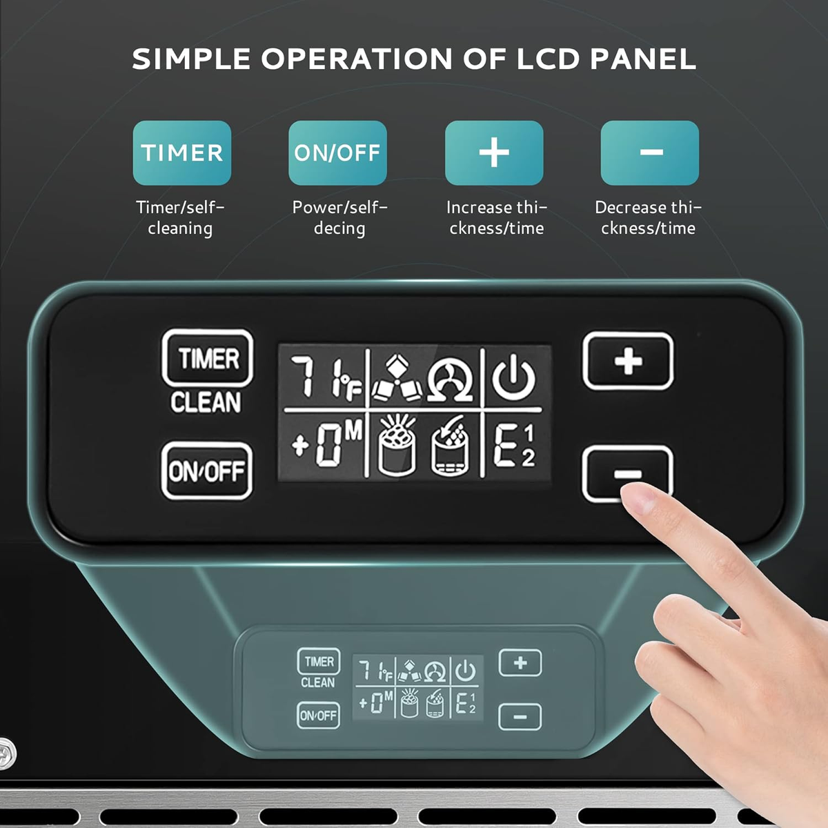 Commercial Undercounter Ice Maker — 85 lb/Day, Self-Cleaning