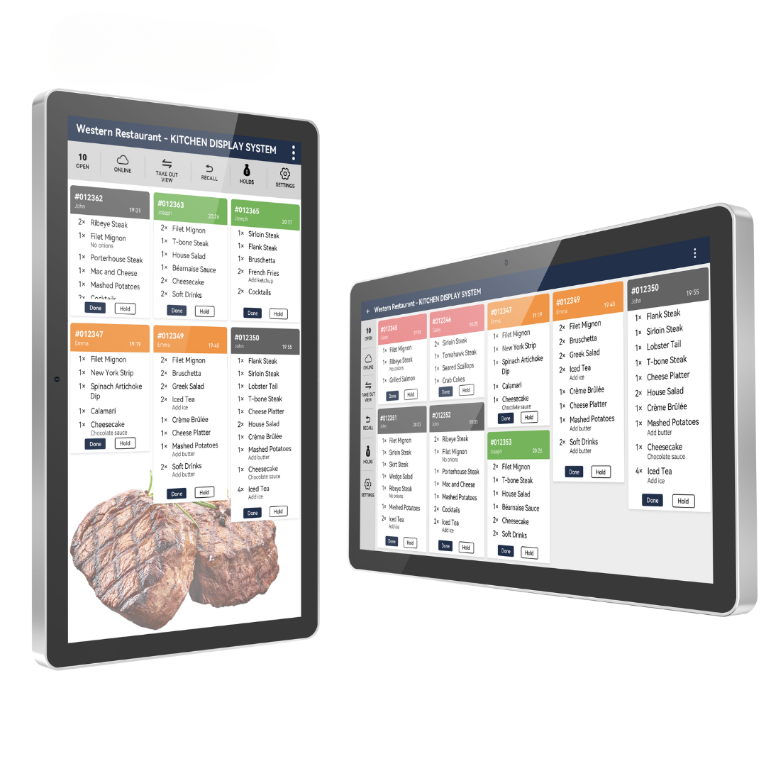 21.5" Android Kitchen Display System (KDS) — IP65 Touchscreen