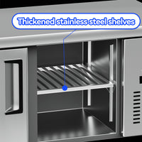 Commercial Undercounter Worktop Refrigerator &amp; Freezer — Stainless Steel image preview