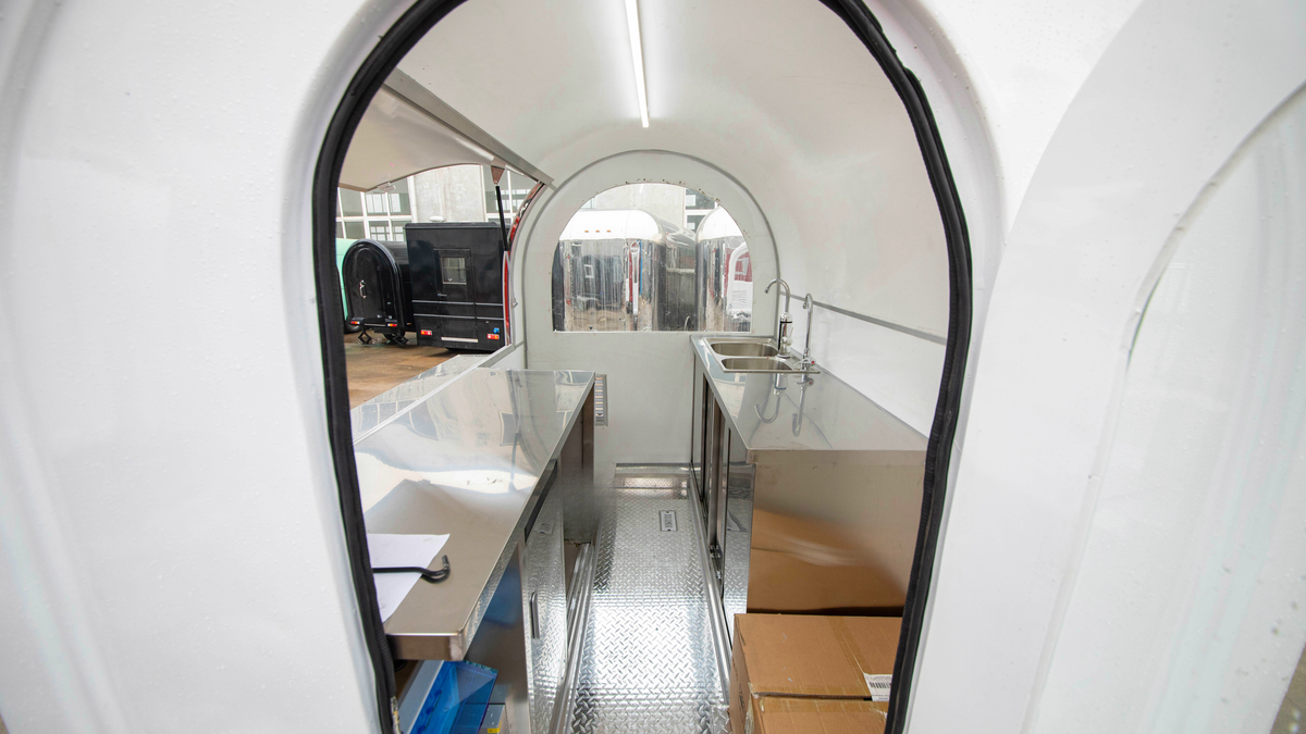 Enclosed Mobile Food Trailer — Towable Concession Cart