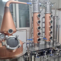 Commercial Reflux Column Still — Copper &amp; Stainless Distillation System image preview