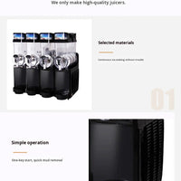 Commercial 4-Tank Slush &amp; Cold Drink Machine — Self-Serve image preview