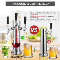 Triple-Tap Draft Beer Tower image preview
