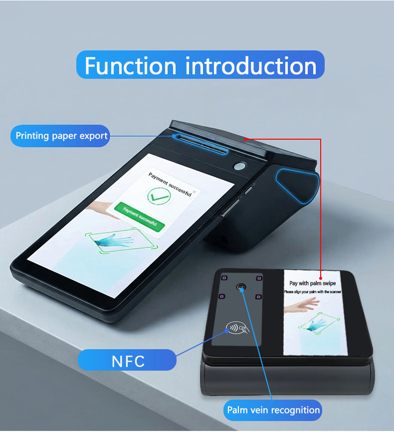 All-in-One Handheld POS Terminal with Palm Vein Payment