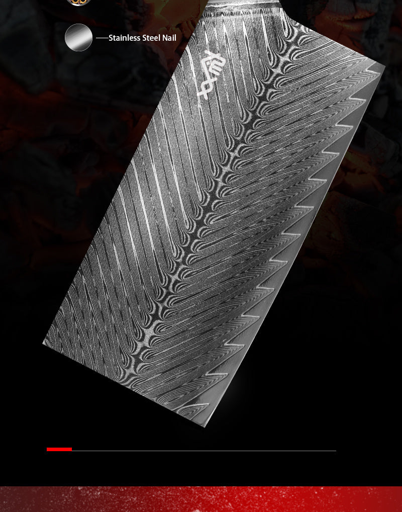 67 Layer Damascus Steel Kitchen Knife Set