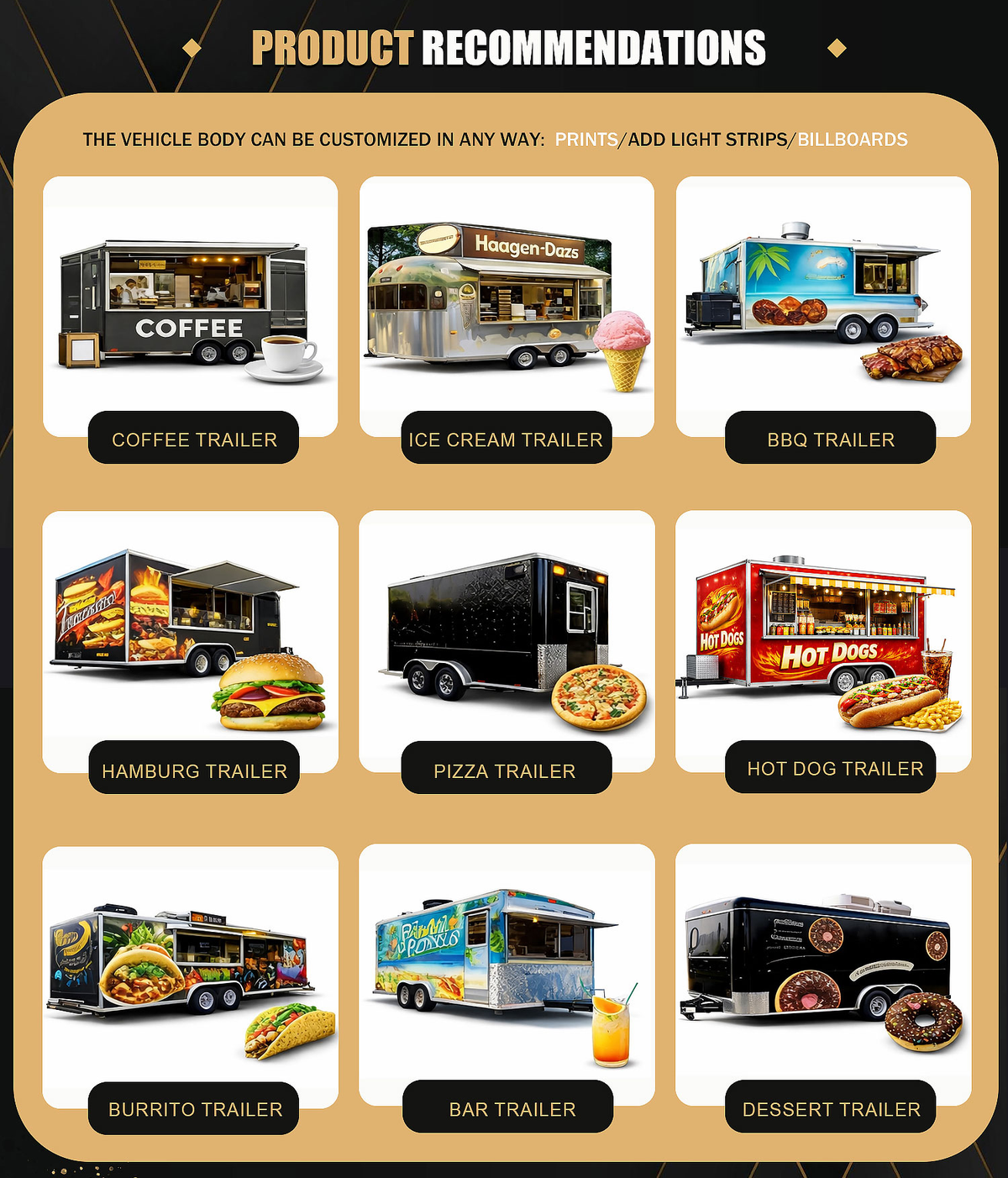 Container-Style Mobile Food Trailer — Custom Concession Build
