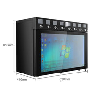 Automatic Wine Dispensing System — Lighted Stainless Steel Cooler image preview
