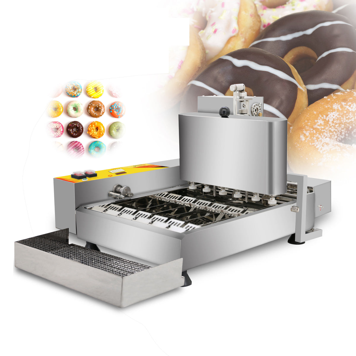 Commercial Automatic Mini Donut Machine — 6 Rows