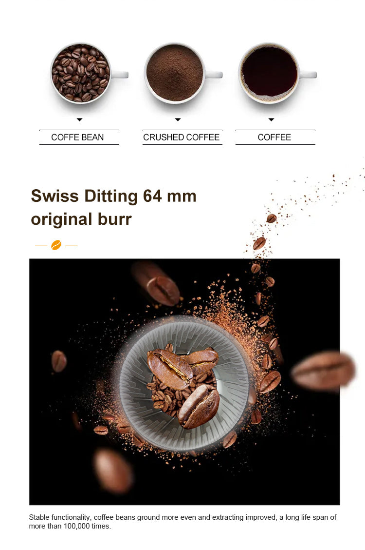 Commercial Coffee & Ice Vending Machine — 32" Touchscreen, Self-Clean