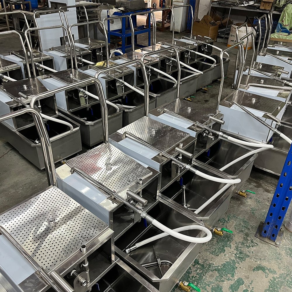 Commercial Deep-Fryer Oil Filtration Cart — Stainless Steel