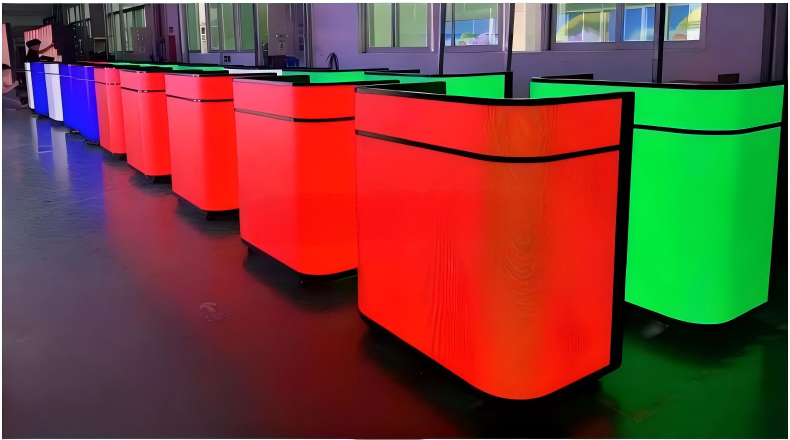 Mobile LED Counter Screen — Portable Reception & DJ Booth Display