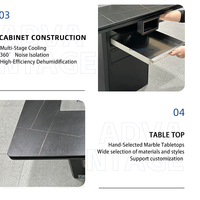 Smokeless Hot Pot &amp; BBQ Dining Table — Stainless Steel image preview