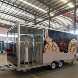 Mobile Wood-Fired Pizza Food Trailer — 5 m Concession Kitchen
