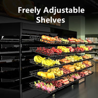 Open Multideck Display Chiller — Air-Curtain Fruit &amp; Fresh Snacks &amp; Cold Drinks image preview