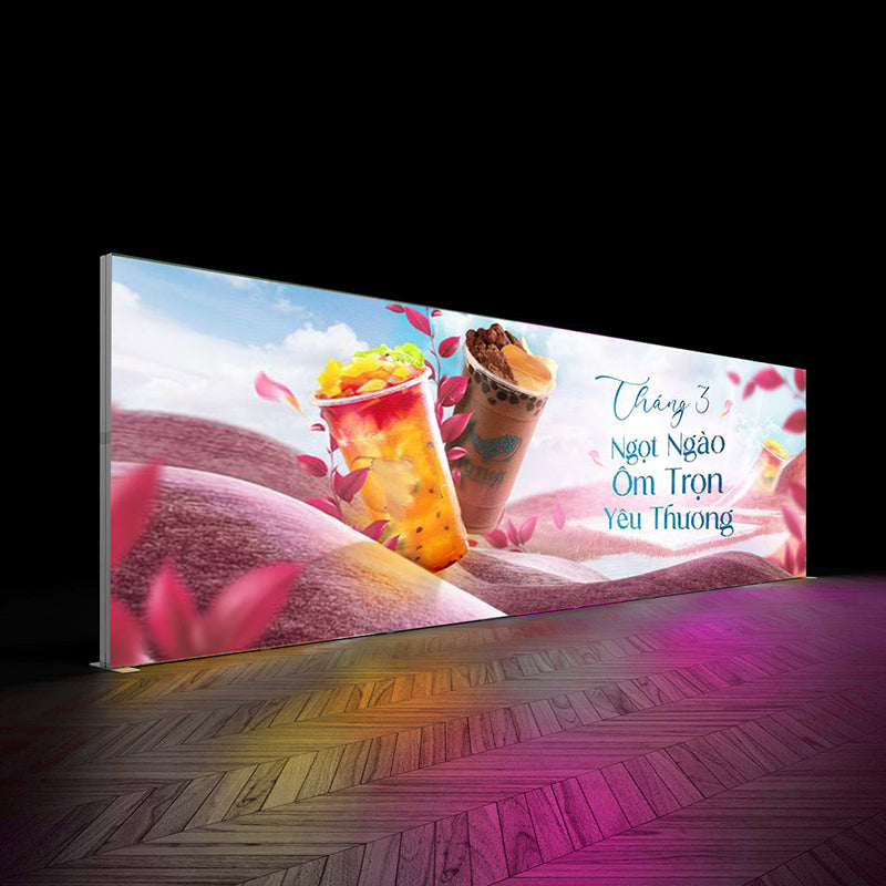 SEG LED Backlit Light Box — Aluminum Fabric Frame