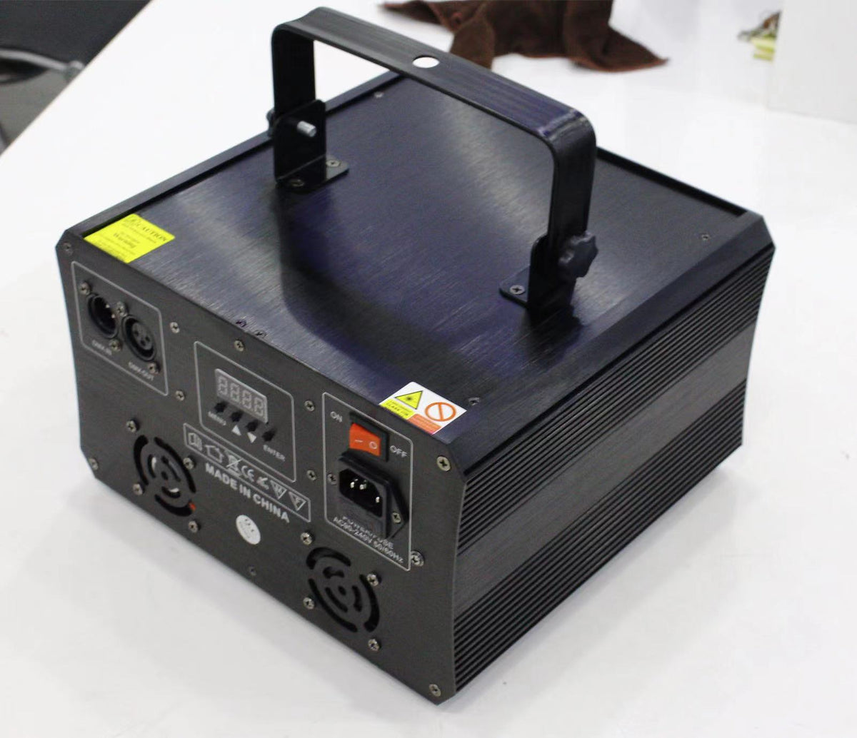 Four-Eye RGB Laser Light — Double-Layer DMX512 Beam Projector, 2W