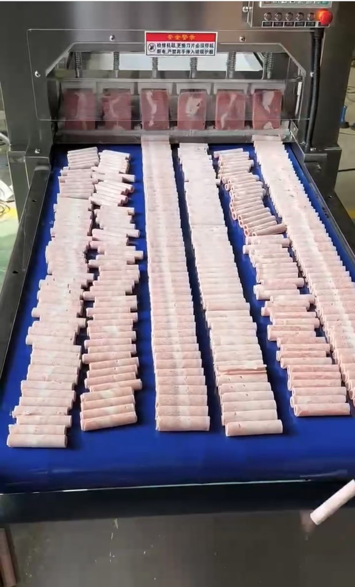 Frozen Meat Roll Cutting Machine — Automatic Beef & Mutton Slicer