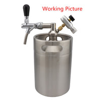 Mini Keg Beer Growler Tap with CO2 Dispenser image preview