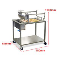 Commercial Donut Glazing Machine — Sliding Icing Table image preview