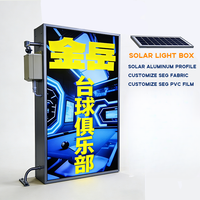 Solar-Powered LED Light Box — Outdoor Illuminated Sign image preview