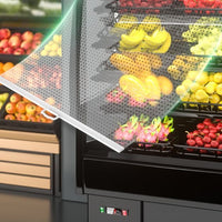 Open Multideck Display Chiller — Air-Curtain Fruit &amp; Fresh Snacks &amp; Cold Drinks image preview