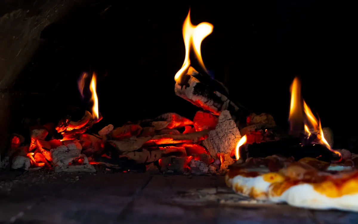 Wood-fired pizza