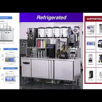 Bubble Tea Prep Counter with Built-In Refrigeration video preview