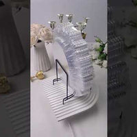 Clear Sunflower Charger Plate with Gold Rim video preview